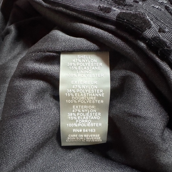 Tommy Hilfiger Cocktail Dress Velvet Burnout Holiday Whimsigoth Dark Feminine 10 - Picture 9 of 12